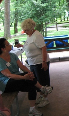 Edith prepares most of the food