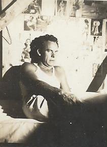 Picture of William in his Army barracks